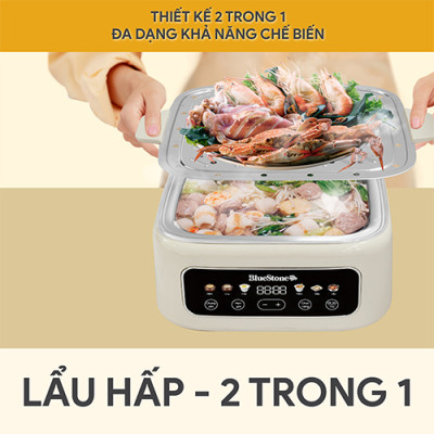 Nồi hấp đa năng Bluestone MPB-7238 - Hàng chính hãng