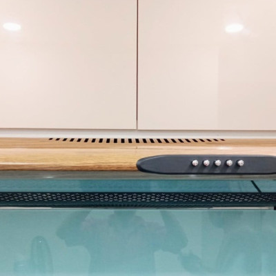 Máy Hút Mùi Cổ Điển Vân Gỗ KAFF KF-700W - Hàng Chính Hãng