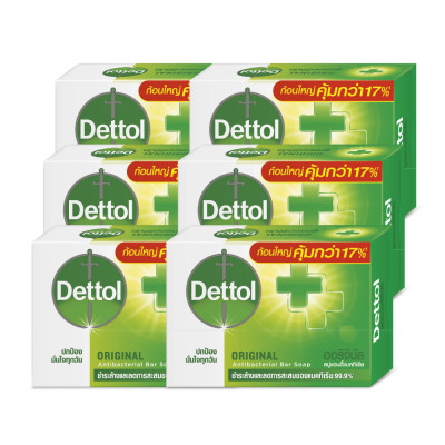 Combo 6 xà phòng Dettol kháng khuẩn 100g