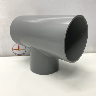 Tê giảm 90 x 75 nhựa PVC Bình Minh _ T90x75
