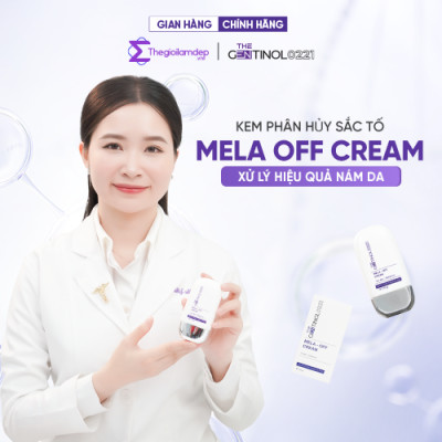 Kem Mela Off tái sinh tế bào, khôi phục sự cân bằng da The Gentinol 0221 50g