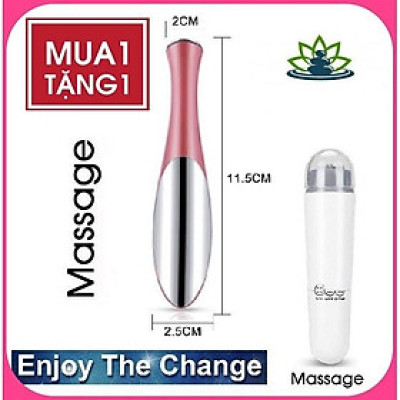 (Có Hàng Sẵn) Combo 02 Máy Massage Mắt 4 Đầu Thay Thế Nhỏ Gọn Cầm Tay Mini (Xả Kho)