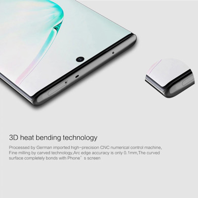 Miếng dán cường lực 3D full màn hình cho Samsung Galaxy Note 10 / Note 10 5G hiệu Nillkin CP + Max ( Mỏng 0.23mm, Kính ACC Japan, Chống Lóa, Hạn Chế Vân Tay) - Hàng chính hãng