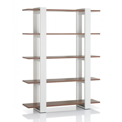 Giá sách gỗ giá trưng bày phòng khách SMLIFE Bodhi