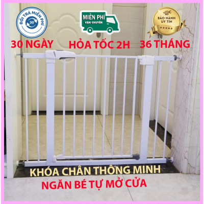 Chặn Cửa Chặn Cầu thang an toàn, chắn cửa dày nặng, thanh chặn cửa cao 79cm bảo vệ bé an toàn