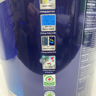 Sơn nước siêu cao cấp Toa SuperShield ngoại thất màu vàng 7930_15L