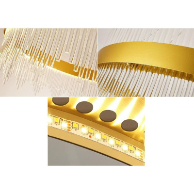 Đèn thả mâm PORT phong cách tinh tế trang trí nội thất hiện đại với 3 chế độ ánh sáng.