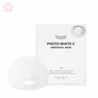 Mặt Nạ Dưỡng Da Mặt Cấp Ẩm Và Dưỡng Trắng Mịn Dành Cho Loại Da Khô Dr.Ci:Labo White C Whitening Mask (Set 05 miếng)