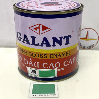 Sơn dầu Galant màu Emeraid Garden 508_ 0.8L