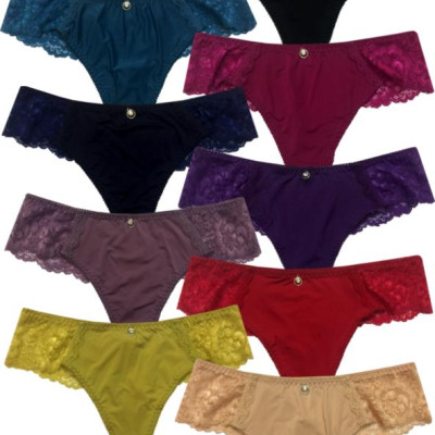 Combo 5 quần lót lọt khe phối ren QTK06 - Freesize