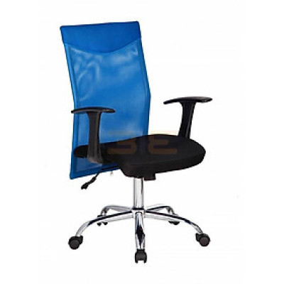 Ghế Trưởng Phòng Tay Điều Chỉnh Chân Thép Mạ Cao Cấp IBIE IB329 - Xanh