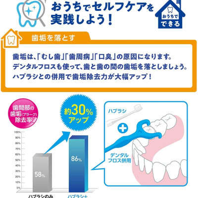 Cuộn chỉ nha khoa Lion Clinica Advantage 40m làm sạch các mảng bám giữa kẽ răng & ngăn ngừa các bệnh lý về răng miệng - Made in Japan