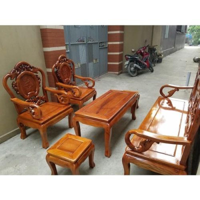 Bàn ghế Guột gỗ nhãn