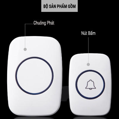 Chuông Cửa Không Dây Thông Minh Teement TM01 , Chống Nước Khoảng Cách Sử Dụng Trong 300M - Hàng Chính Hãng