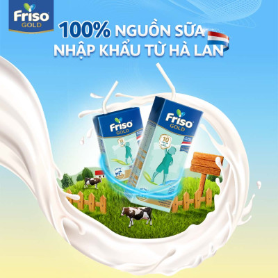 Thùng 48 Hộp Sữa Bột Pha Sẵn Friso Gold Rtd Vani (48 x 180Ml)