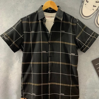 Áo Sơ Mi Nam Ngắn Tay Caro Thời Trang Cao Cấp PONIVA Chất Vải Cao Cấp Mềm Mại Thấm Hút Mồ Hôi Tốt