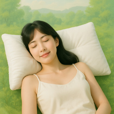 Ruột gối định hình thư giãn cổ, massage cổ, chống ngáy 45x65 cm