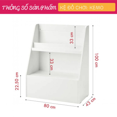 Kệ để đồ chơi cho bé SMLIFE Kemo