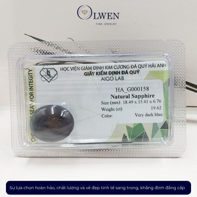 Viên đá Sapphire thiên nhiên HA-G000158