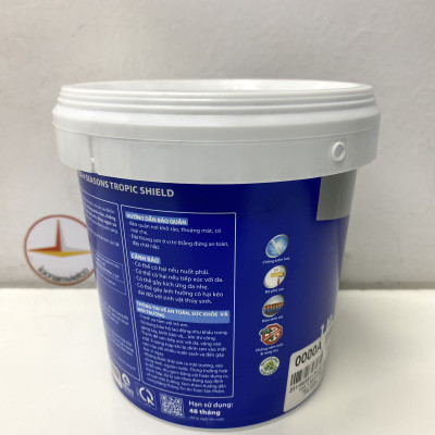 Sơn phào chỉ trong và ngoài nhà Toa 4 Seasons Tropic Shield màu B- 7376_1L