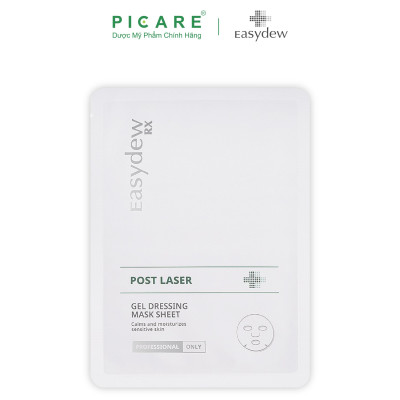 Mặt Nạ Easydew Rx Phục Hồi, Giảm Kích Ứng Post Laser Gel Dessing Mask Sheet (1 cái)