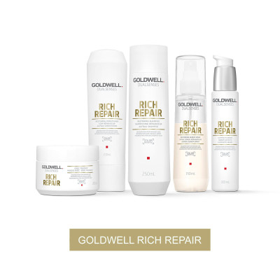 Dầu Xả Phục Hồi Tóc Hư Tổn Goldwell Rich Repair Phục Hồi Tóc Khô Xơ, Hư Tổn, Chẻ Ngọn Lên Tới 98%