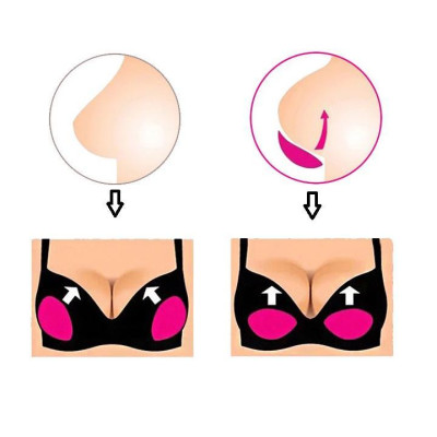 Mút Độn Ngực có Keo Dán Chống Tuột, Áo Lót Nâng Đẩy Ngực Định Hình Siêu Tiện Lợi