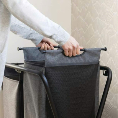 Giỏ đựng quần áo giặt ủi loại đôi Simplehuman Hàng chính hãng