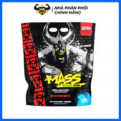 Sữa Tăng Cân Mutant Mass Extreme 2500 12Lbs – Túi 5.45Kg – Bao Bì Mới