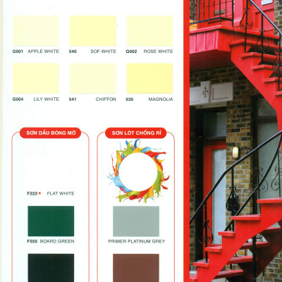 Sơn dầu Galant màu Green 506_ 0.8L