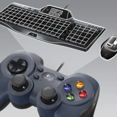 Tay cầm chơi game console có dây Logitech F310 - 4 phím di chuyển D-Pad, tương thích TV Android, dây 1.8m -Hàng chính hãng
