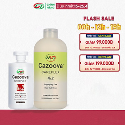 Dầu xả phục hồi tóc hư tổn, dưỡng tóc nhuộm Cazoova Careplex No.2 300ML & 700ML