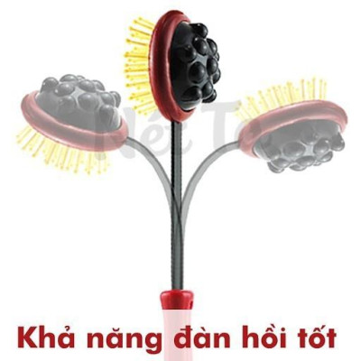 (Xả Kho) Cây Massage Gãi Lưng, Massage Đầu Và Đấm Bóp Toàn Thân Body 3 Trong 1