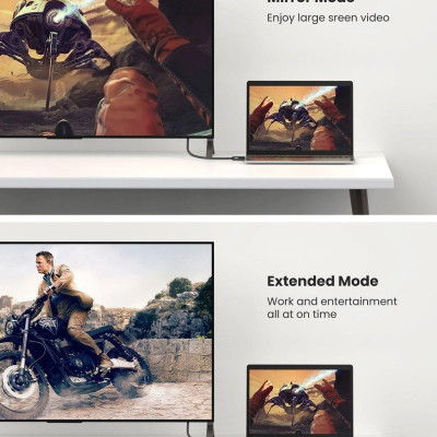 Ugreen UG80390DP114TK 1m 8K 1.4 màu đen cáp dp ra displayport hợp kim bọc lưới chống nhiễu - HÀNG CHÍNH HÃNG