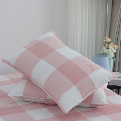 Vỏ gối nằm chần bông công nghệ nhuộm sợi Yarn Dyed K-Bedding KPCD, kích thước 45*65cm (1 cặp)