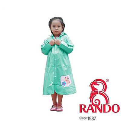 Áo mưa trẻ em Mèo con Rando CPPS-11 từ Size 1 đến Size 6 tương đương với chiều cao từ 80 cm đếm 160 cm ( GIAO MÀU NGẪU NHIÊN)