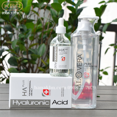 Combo Siêu Cấp Ẩm HA Plus 100ml Và Gel Lô Hội Aloevera Tặng 50g Mặt Nạ Dẻo (Hàng Chính Hãng)