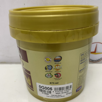 Sơn phào chỉ trong và ngoài nhà Toa nhũ vàng Gold Emulsion #OG 005_1L
