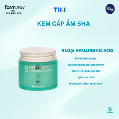 Kem Cấp Ẩm 5HA _ 5 Hyaluronic Water Drop Cream