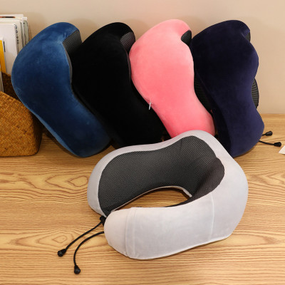 Gối chữ U làm bằng mút hoạt tính, gối kê cổ dễ thương dùng để máy bay, xe hơi, du lịch, kê cổ cổ gối ngủ trưa văn phòng-GC876348
