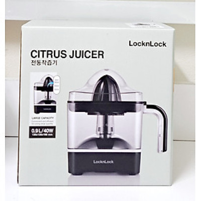 Máy Vắt Cam Thế Hệ Mới Locknlock Citrus Juicer EJJ246BLK 0.9L (Model New) - Hàng Chính Hãng
