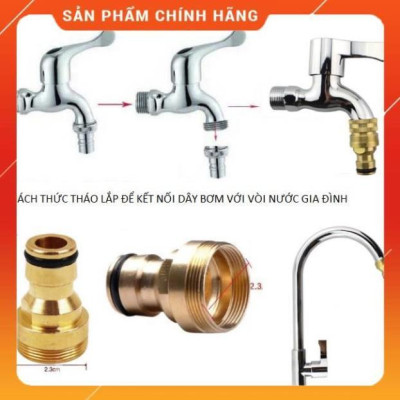 ️ Bộ dây vòi xịt nước rửa xe, tưới cây , tăng áp 3 lần, loại 7m, 10m 206319 cút sập, + mở chai