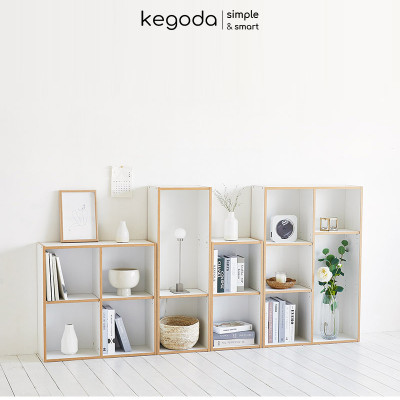 Tủ Sách 2 Ngăn Có Hậu, Thiết Kế Dạng Đợt Di Động Dễ Dàng Điều Chỉnh Thương Hiệu KEGODA KGD37