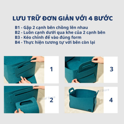 Túi gấp gọn đa năng Mideer đựng quần áo , đồ chơi Toy Storage Bag