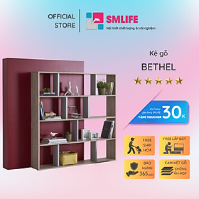 Giá sách đa năng thiết kế đẹp SMLIFE Bethel