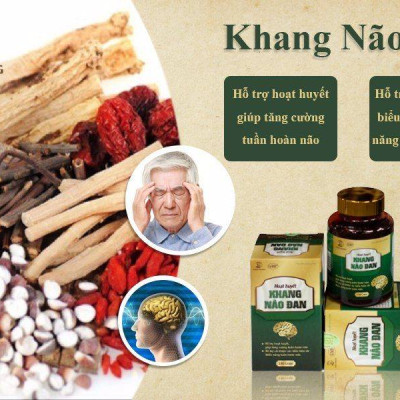 Thực phẩm bảo vệ sức khỏe KHANG NÃO ĐAN (Hộp 100g)