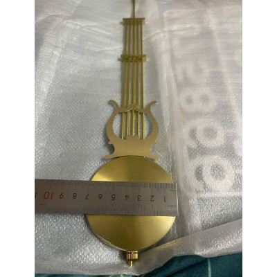 Cây lắc đồng hồ treo tường cao cấp 30cm – Cây lắc hợp kim mạ vàng bóng, dùng cho đồng hồ gỗ lũa, đồng hồ cổ