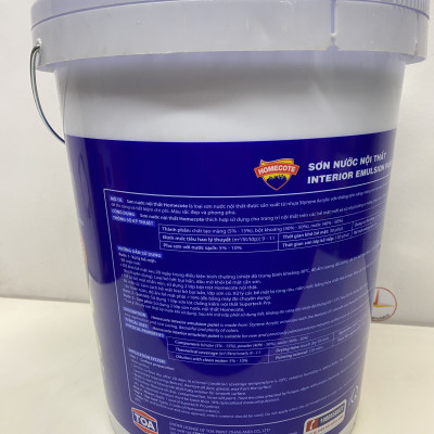 Sơn Nước Toa Homecote nội thất màu xanh da trời 7411_17L