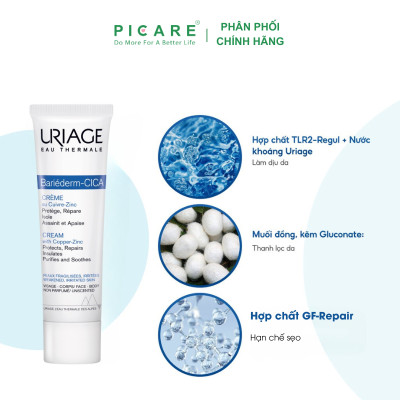 Kem Dưỡng Cho Da Kích Ứng Uriage Bariederm Cica Creme 15ml