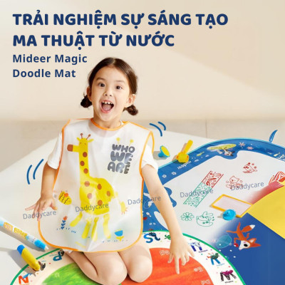 Thảm vẽ tranh nước Mideer Magic Water Doodle Mat tranh tô màu nước ma thuật cho bé